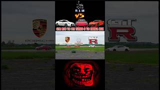 Porsche 911 Turbo s Vs Honda nsx vs GTR R35 😈🗿🗿shorts redbullf1 kawasaki rally [upl. by Roshelle389]