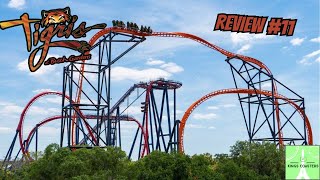 Coaster Review 11  Tigris at Busch Gardens Tampa  Kings Coasters [upl. by Skrap555]