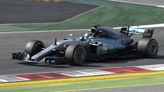 F1 Test 2017 Valtteri Bottas Mercedes W08 Day1 EdgarRaceVideos [upl. by Sophronia252]