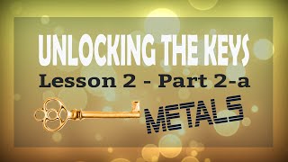 2b1 Unlocking the Keys  Metals What do they mean [upl. by Odelinda280]