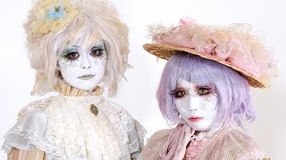 Shironuri Makeup Tutorial by Minori  白塗り メイク [upl. by Kliment]