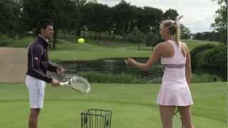 Djokovic vs Sharapova The Challenge [upl. by Alleber]