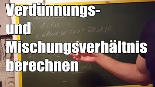 Verdünnungs und Mischungsverhältnis berechnen  Autopflege  Mischungsverhältnis leicht ausrechnen [upl. by Britni]