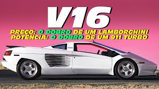 O Veyron dos anos 80 e sua história bizarra de Stallone a Van Halen CizetaMoroder V16 T [upl. by Juni]