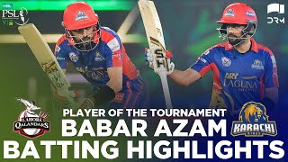 Babar Azam Batting Highlights  Lahore vs Karachi  Final Match  HBL PSL 2020  MB2E [upl. by Haiel]