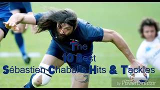 Top 10Plus gros placage et tampon de Sébastien Chabal [upl. by Ekrub]