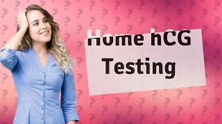 How to check hCG levels at home [upl. by Klug372]