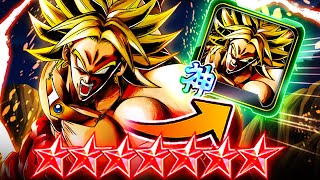 WHAT A MASSIVE POWERUP GRN BROLY IS COMPLETELY EVOLVED WITH HIS NEW PLAT  Dragon Ball Legends [upl. by Allecsirp]