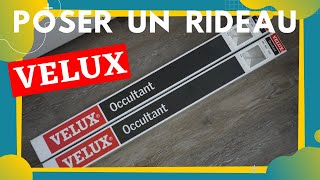 comment installer un rideau sur un velux  tuto très facile [upl. by Ahsatan]