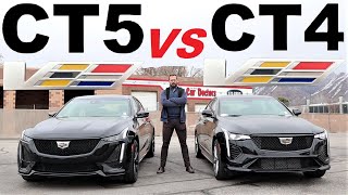 2023 Cadillac CT5V VS 2023 Cadillac CT4V Which V Car Is Better [upl. by Analim]