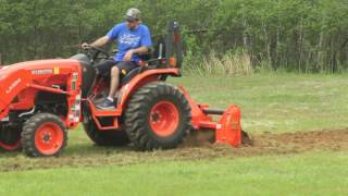 1992 John Deere 322 Rototilling w 42quot Hydraulic Tiller [upl. by Satterfield]