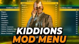 GTA V ONLINE KIDDIONS MOD MENU  GTA ONLINE MOD MENU  ULTIMATE MONEY  LVL UP Guide [upl. by Adroj48]