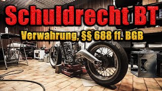 Verwahrungsvertrag §§ 688 ff BGB  Schuldrecht BT 41 [upl. by Yarak948]