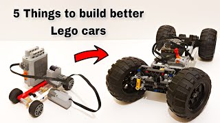 How to build better Lego technic cars  5 things you must know [upl. by Cagle]