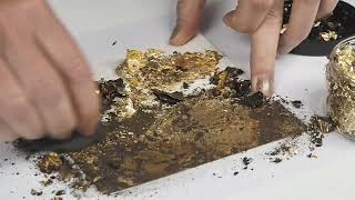 How to Use Cosmic Shimmer Gilding Flakes [upl. by Nagle]