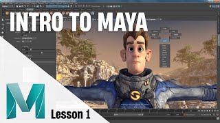 Basic fundamentals of Autodesk Maya workspace 2023  Maya 3D interface for Beginners [upl. by Wilhelm]