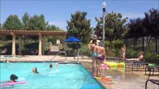 Throwing Kids in Pool 7132013 [upl. by Sillert]