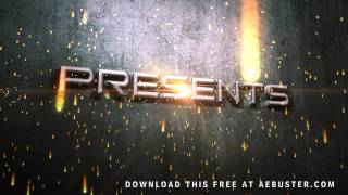 Free Movie Titles Intro After effects [upl. by Cristal]