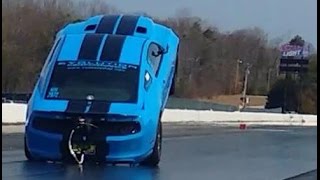 2000hp Wheelie King Shelby GT500  EvolutionPerformance [upl. by Aillimac779]