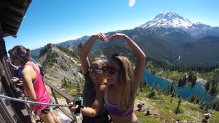 Tolmie Peak Mt Rainier Time Lapse of the Entire Hike [upl. by Eiramnna]