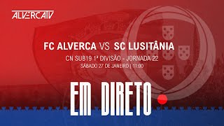 FC Alverca x SC Lusitânia  DIRETO [upl. by Reinald81]