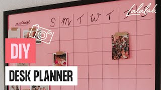 DIY  Desk planner [upl. by Ennayr]