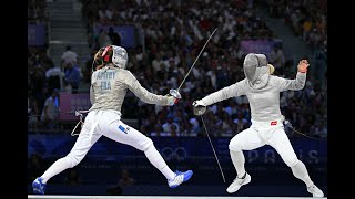 Mention des résultats escrime Jour 8 JO2024 03082024🤺 [upl. by Koy]