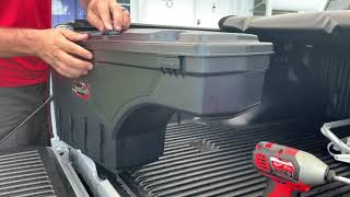 NISSAN FRONTIER MODS UnderCover Swing Case Storage Easy Install [upl. by Rennat]