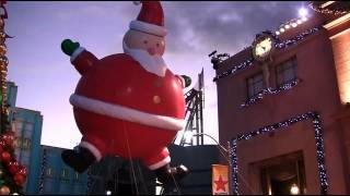 Full Macys Holiday Parade at 2011 Universal Studios Orlando Holidays event [upl. by Yelrahs]