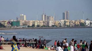 Chowpatty Girgaum Chowpatty Mumbai  चौपाटी मुंबई  Marine Drive [upl. by Anidal]