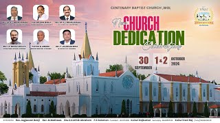 NEW CHURCH DEDICATIONCENTENARY BAPTIST CHURCH CHRISTIAN COLONY WARANGAL  02102024 [upl. by Llebyram]