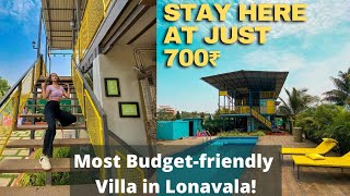 Affordable Stay for Travellers in Lonavala  Pay only 700₹  Vlog 08 [upl. by Wurster]