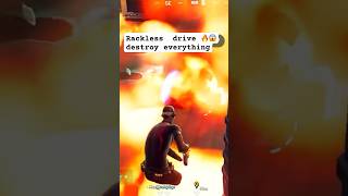 Rackless drive 🔥😱destroy everything❗️ shorts youtubeshorts youtube fortnite fpyシ [upl. by Sammie]