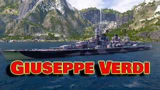 Meet The Giuseppe Verdi Tier 8 Italian Battleship World of Warships Legends [upl. by Zildjian]