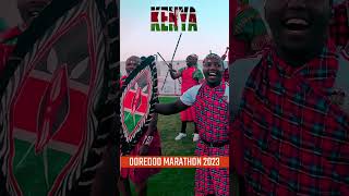 KENYA dancing team wins OOREDOO MARATHON 2023 short [upl. by Klement]