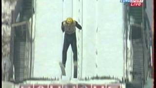 Veli Matti Lindstroem  2325m  Planica 2003  fall [upl. by Etoile]