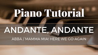 Andante Andante  Mamma Mia Here We Go Again  Advanced Piano Tutorial [upl. by Rech42]