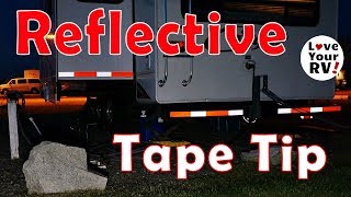 RV Tip  Stick On DOT Reflective Tape [upl. by Gillespie]