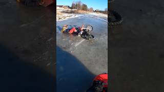 Motocross on the ice  YOUNG [upl. by Nolly360]