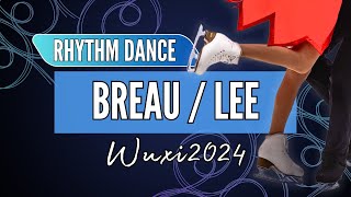 Madelaine Ann BREAU  Namu LEE 이나무 KOR  Junior Ice Dance Rhythm Dance  Wuxi 2024 [upl. by Nivi]