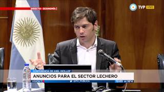 Visión 7  Economía anuncios para el sector lechero [upl. by Dicks]