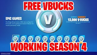 FREE VBUCKS GLITCH SEASON 4 [upl. by Ailssa744]