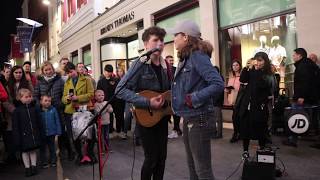 Allie Sherlock raps during Girls Like You with Padraig Cahill Maroon 5 [upl. by Kevin]