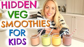 4 HEALTHY BREAKFAST SMOOTHIES  BREAKFAST DRINKS FOR KIDS [upl. by Nahtnamas117]