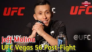 UFC Vegas 56 PostFight Jeff Molina Responds To Pride Month Uniform Backlash [upl. by Lisabeth]