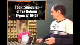 Schedules of Tax Returns  Form  1040 1003 Session  26 [upl. by Mcnelly566]