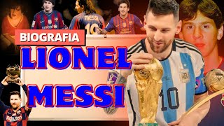 a BIOGRAFIA completa De LIONEL MESSI ⚫ ele quase não virou jogador por um problema de crescimento [upl. by Wettam]