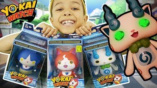 YoKai Watch GLOW IN THE DARK EYES Jibanyan  Robonyan  Komasan ✳ TottyChoCho [upl. by Milah]