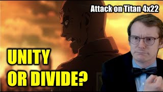 THE OLD GUARD DIES  GERMAN watches Attack on Titan 4x22  BLIND REACTANALYSIS [upl. by Bowers818]