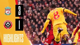 Liverpool 31 Sheffield United  Premier League highlights [upl. by Valiant]